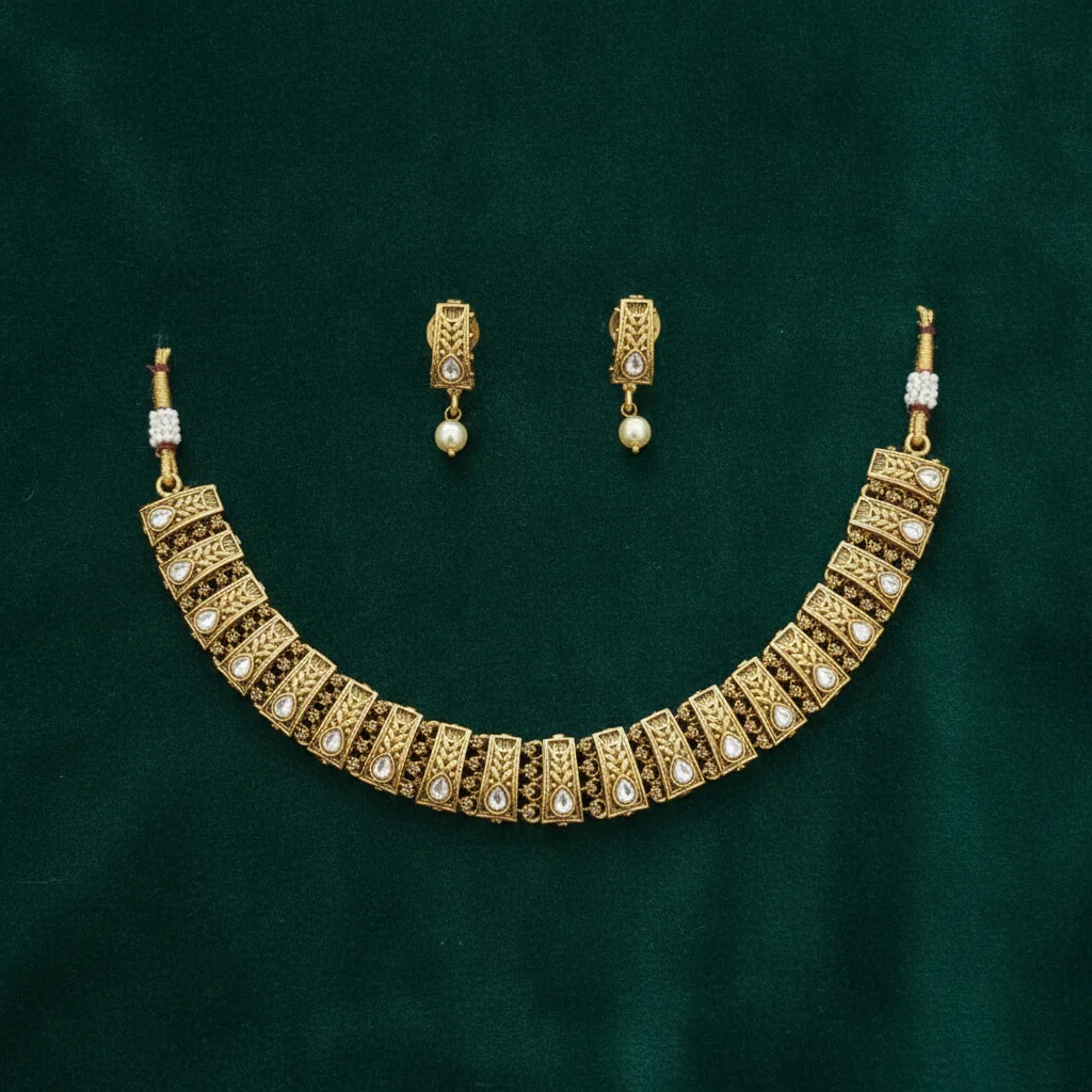 Royal Heritage Antique Gold Choker Set